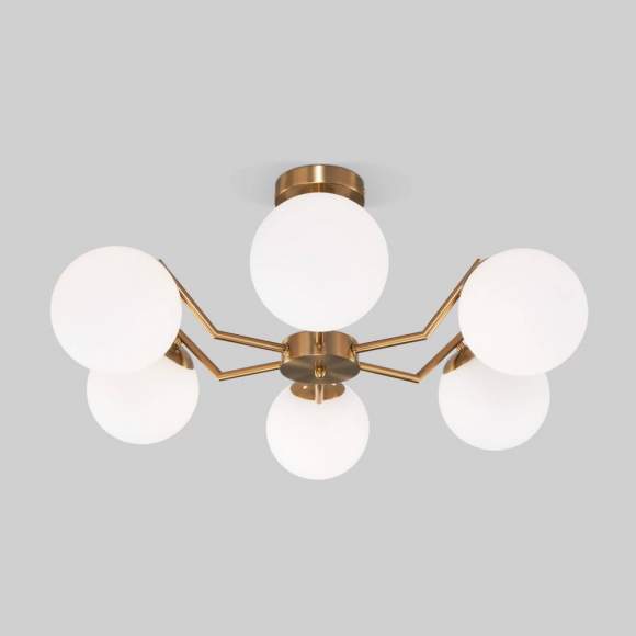 Потолочная люстра ЕВРОСВЕТ Frost 70154/6 латунь (a057067) Потолочная люстра ЕВРОСВЕТ Frost 70154/6 латунь (a057067)
