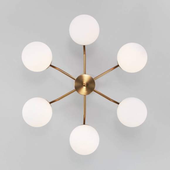 Потолочная люстра ЕВРОСВЕТ Frost 70154/6 латунь (a057067) Потолочная люстра ЕВРОСВЕТ Frost 70154/6 латунь (a057067)