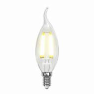 Филаментная светодиодная лампа E14 6W 3000K (теплый) Air Uniel LED-CW35-6W-WW-E14-CL GLA01TR (UL-00002199)