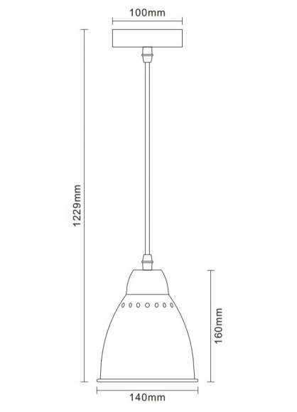 PL-430S-1  С01 Светильник подвесной Camelion 13083