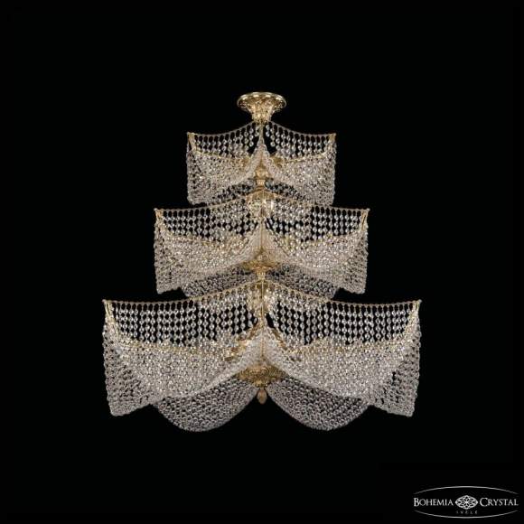 Люстра каскадная Bohemia Ivele Crystal 77171/95/21/3d G