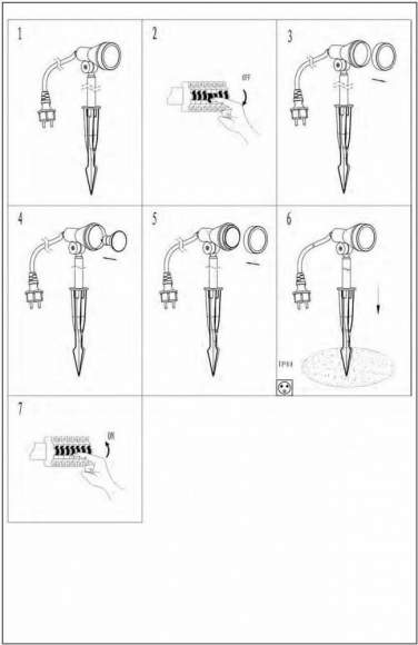27882/05/30 Уличный ландшафтный светильник Lucide SPIKE 27882/05/30 Уличный ландшафтный светильник Lucide SPIKE