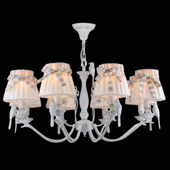Подвесная люстра Maytoni Bird ARM013-08-W Подвесная люстра Maytoni Bird ARM013-08-W
