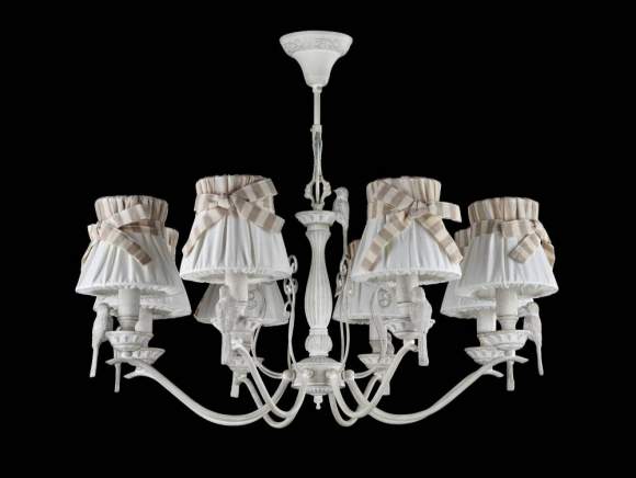 Подвесная люстра Maytoni Bird ARM013-08-W Подвесная люстра Maytoni Bird ARM013-08-W