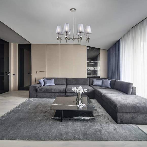 Подвесная люстра Escada 2106/8S E14*40W Nickel Подвесная люстра Escada 2106/8S E14*40W Nickel