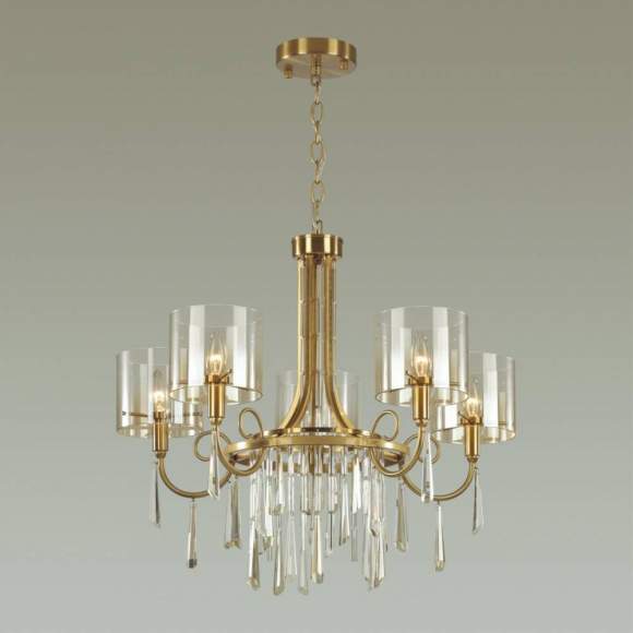 Подвесная люстра Odeon Nicole с поддержкой Алиса 4886/5-A Подвесная люстра Odeon Nicole с поддержкой Алиса 4886/5-A