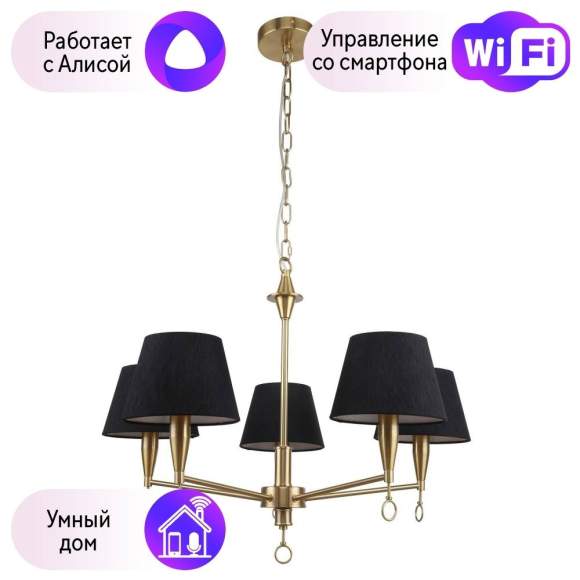 Подвесная люстра F-Promo Pompous с поддержкой Алиса 2989-5P-A