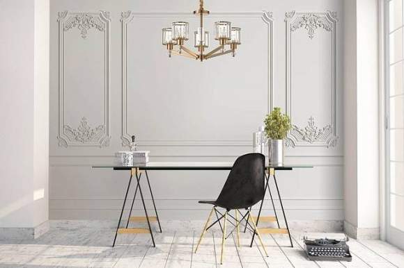 Люстра с двойным креплением Escada 691/5S (Copper)