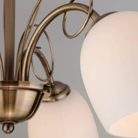 30107/3 античная бронза Потолочная люстра ЕВРОСВЕТ Стефани 30107/3 античная бронза Потолочная люстра ЕВРОСВЕТ Стефани