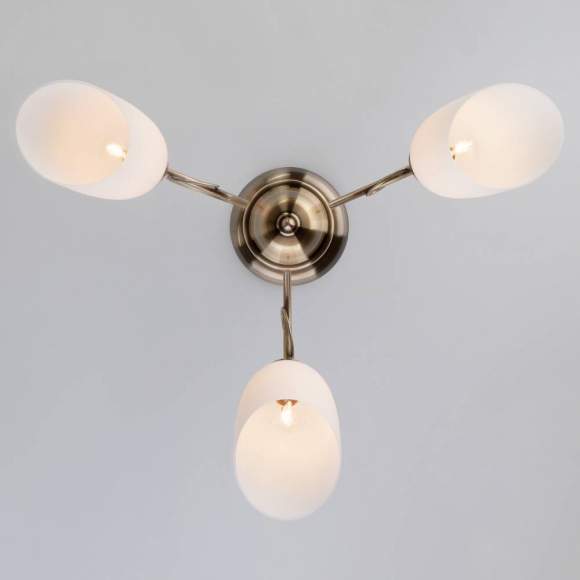 30107/3 античная бронза Потолочная люстра ЕВРОСВЕТ Стефани 30107/3 античная бронза Потолочная люстра ЕВРОСВЕТ Стефани