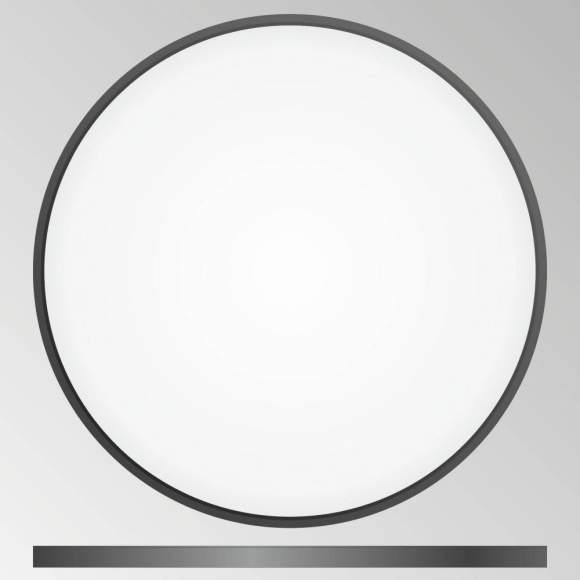 Светодиодный настенно-потолочный ультратонкий светильник Citilux Бейсик CL738501V Черный