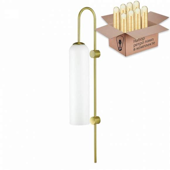 Бра с лампочкой Odeon Light Vosti 4642/1W+Retro Lamps T30/T32 Бра с лампочкой Odeon Light Vosti 4642/1W+Retro Lamps T30/T32