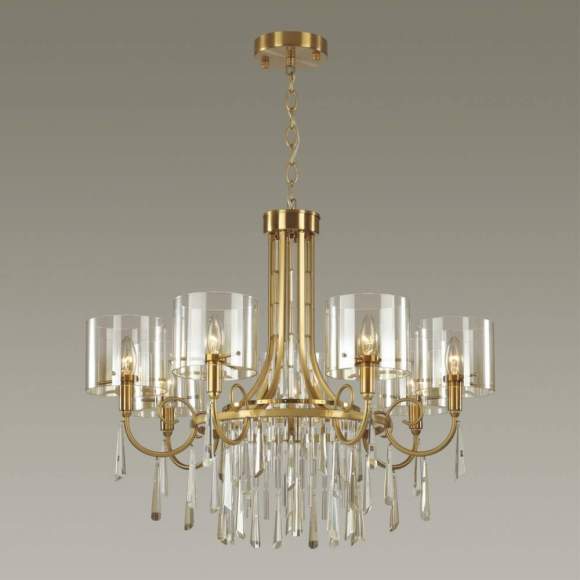 Потолочная люстра Odeon Nicole с поддержкой Алиса 4886/7-A