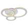 Светодиодная диммируемая люстра с ПДУ Profit Light 8061/3 WHT 192W+7W RGB
