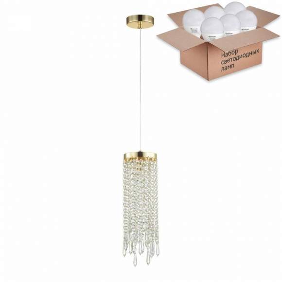 Подвесной светильник Odeon Chokka с лампочкой 5028/1+Lamps E14 P45 Подвесной светильник Odeon Chokka с лампочкой 5028/1+Lamps E14 P45