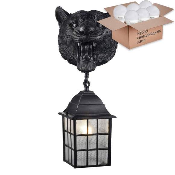 Уличный настенный светильник Favourite Hunt с лампочкой 2253-1W+Lamps E27 P45