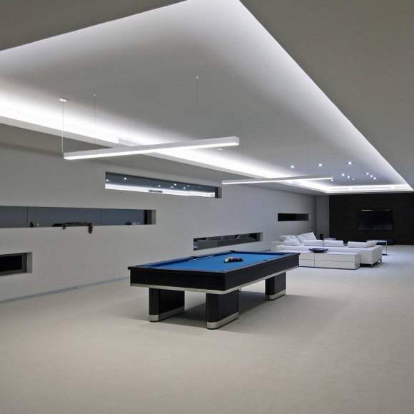 LSG-01-2-8*128-3000-MS матовое серебро Линейный светодиодный подвесной двусторонний светильник Elektrostandard LSG-01-2-8*128-3000-MS матовое серебро Линейный светодиодный подвесной двусторонний светильник Elektrostandard