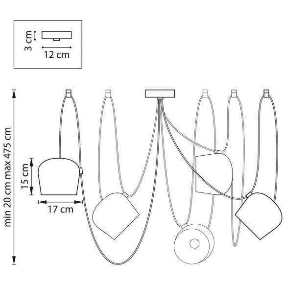 Люстра подвесная Lightstar Omega 727153 Люстра подвесная Lightstar Omega 727153