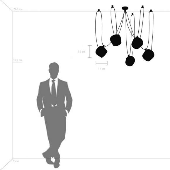 Люстра подвесная Lightstar Omega 727153 Люстра подвесная Lightstar Omega 727153