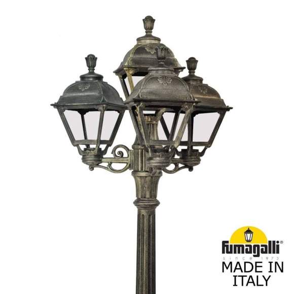 Садово-парковый фонарь Fumagalli ARTU BISSO/CEFA 3+1 U23.158.S31.BXF1R