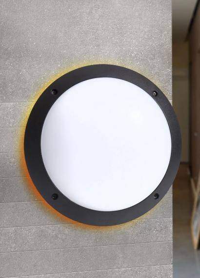 1R3.000.000.AYE27.OR1 Уличный настенный светильник Fumagalli Lucia Backlit