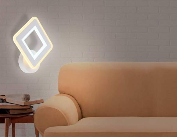 Настенный светодиодный светильник Ambrella light FA871 WH Настенный светодиодный светильник Ambrella light FA871 WH