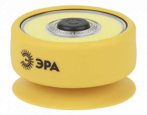 Ручной светодиодный фонарь на присоске, на батарейках. Дальность луча - 14 м. ЭРА  Рабочий серия ''Практик'' RB-703  (Б0027822)