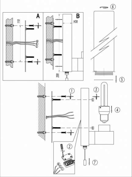 Бра с лампочкой Odeon Light Tingi 2660/1W+Lamps Е27 Свеча Бра с лампочкой Odeon Light Tingi 2660/1W+Lamps Е27 Свеча