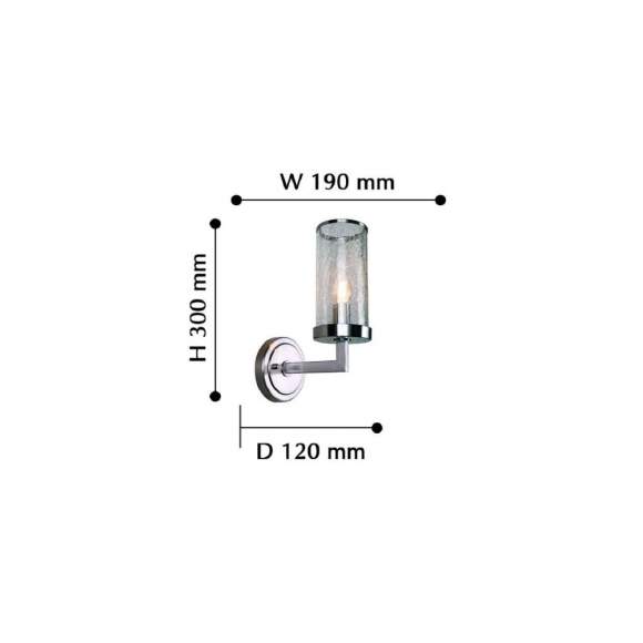 Бра с лампочкой Favourite Assembly 2374-1W+Lamps E14 Свеча