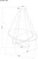 Подвесная люстра с пультом ДУ Arte Lamp Meridiana A2198SP-3BK