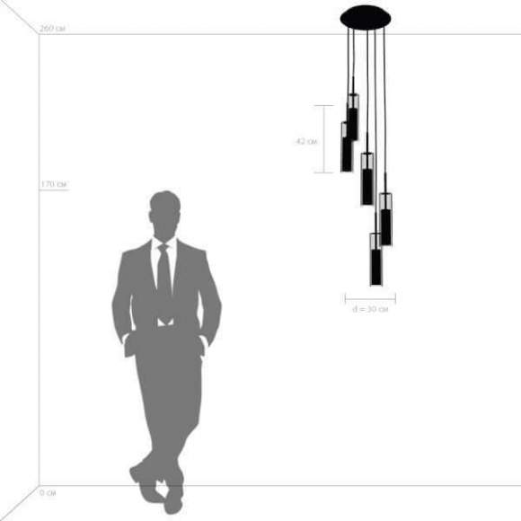 756057 Подвесной светильник Lightstar Cilino