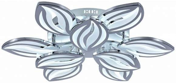 Потолочная светодиодная люстра с ПДУ Escada 10221/9 LED Chrome Потолочная светодиодная люстра с ПДУ Escada 10221/9 LED Chrome