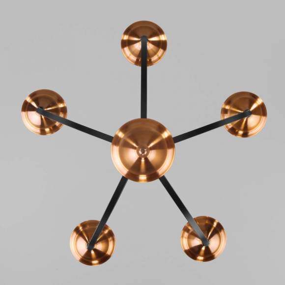 Подвесная люстра Евросвет Lazzaro 60098/5 черный a045210