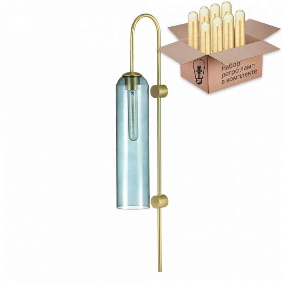 Бра с лампочкой Odeon Light Vosti 4641/1W+Retro Lamps T30/T32 Бра с лампочкой Odeon Light Vosti 4641/1W+Retro Lamps T30/T32