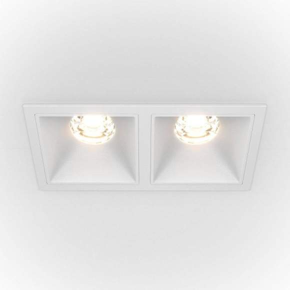Встраиваемый светильник Maytoni Alfa LED DL043-02-10W3K-D-SQ-W Встраиваемый светильник Maytoni Alfa LED DL043-02-10W3K-D-SQ-W