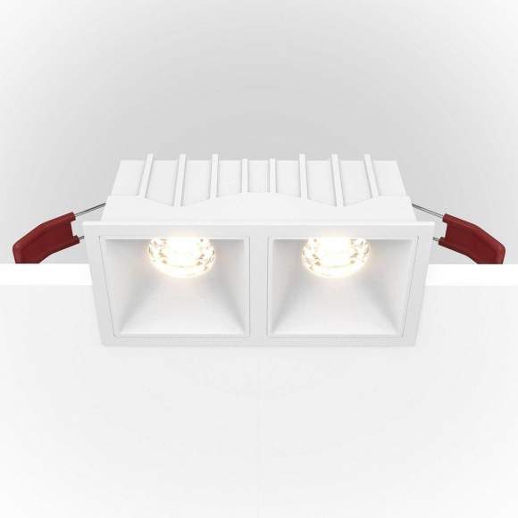 Встраиваемый светильник Maytoni Alfa LED DL043-02-10W3K-D-SQ-W Встраиваемый светильник Maytoni Alfa LED DL043-02-10W3K-D-SQ-W