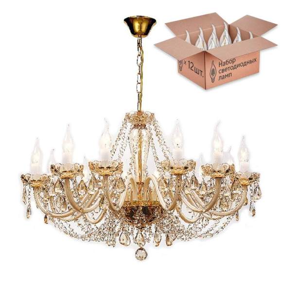 Люстра с лампочками Favourite Brendy 1738-12P+Lamps