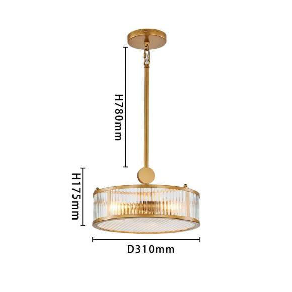 Подвесной светильник с лампочками Favourite Radiales 3099-3P+Lamps E14 Свеча