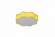 Потолочная светодиодная люстра с пультом  и диммером Escada 10208/1LED (Yellow)