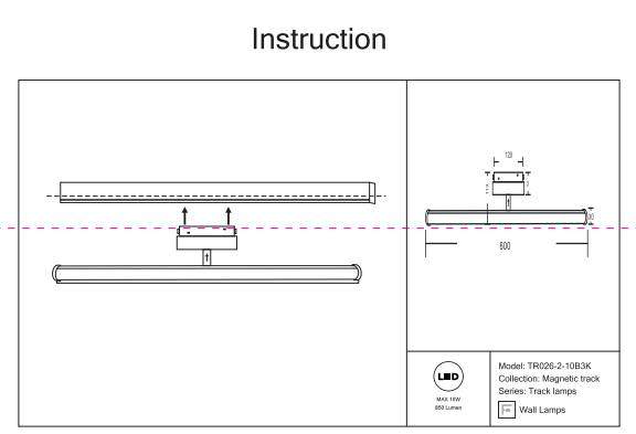 Трековый светильник 10W 3000К для магнитного шинопровода Maytoni Track lamps TR026-2-10B3K