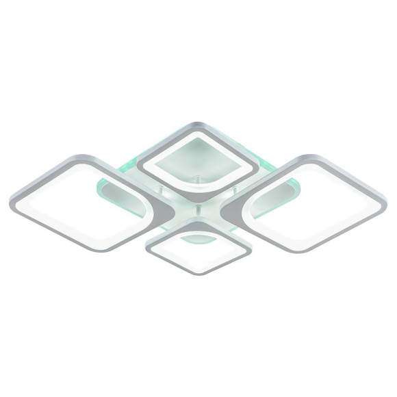 Светодиодная диммируемая люстра с ПДУ Profit Light 8057/2+2 WHT 112W+8W RGB Светодиодная диммируемая люстра с ПДУ Profit Light 8057/2+2 WHT 112W+8W RGB