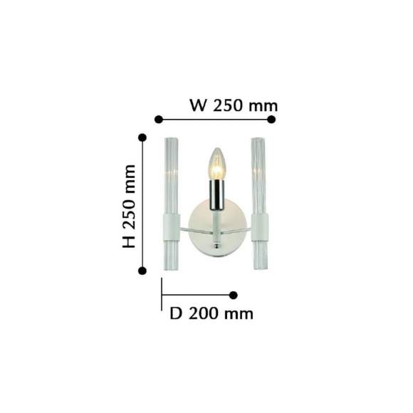 Бра с лампочкой F-Promo Supreme 2539-1W+Lamps E14 Свеча