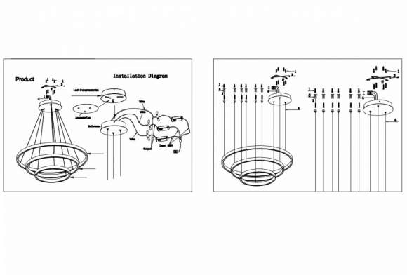 Накладка на основание подвесных светильников Maytoni Rim MOD058A-02B