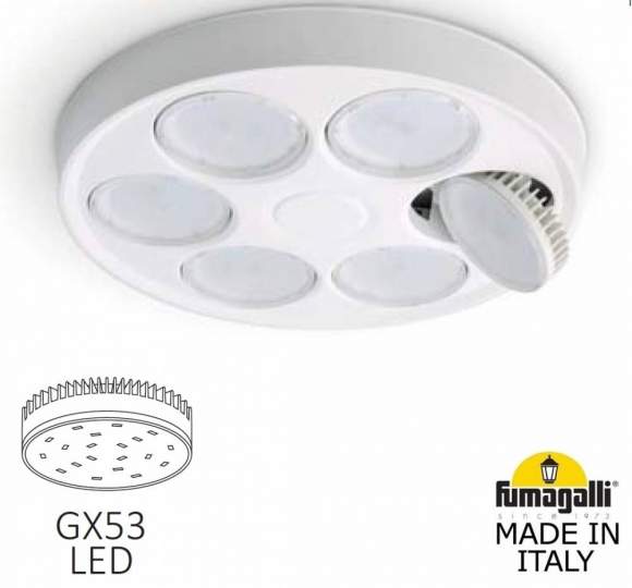 Парковый фонарь Fumagalli EKTOR 4000/MIDIPILAR/Vivi 2L LED GX-53 V50.372.A20.LXD6L