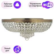 Потолочная люстра на штанге Arti Lampadari Santa с поддержкой Алиса Santa E 1.2.60.600 N-A