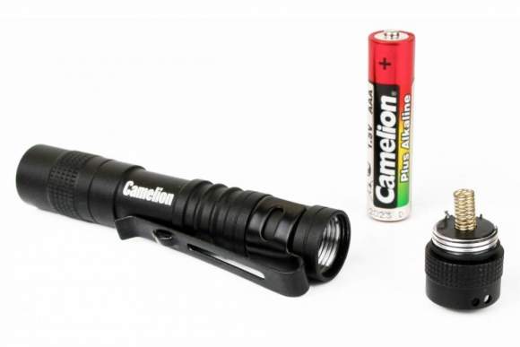 Ручной светодиодный фонарь на батарейках. Дистанция освещения 150 м. 3 режима работы. Camelion LED51516 (12916) Ручной светодиодный фонарь на батарейках. Дистанция освещения 150 м. 3 режима работы. Camelion LED51516 (12916)
