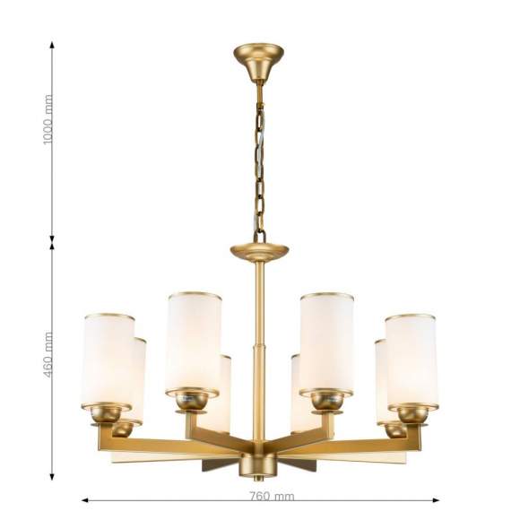 Люстра с лампочками Favourite Sollemnis 2621-8P+Lamps