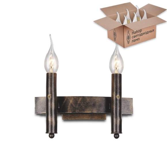 Бра с лампочками Favourite Fortezza 1144-2W+Lamps