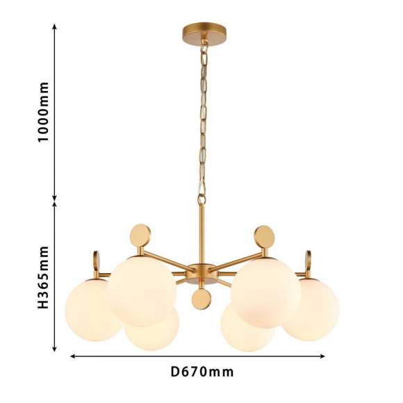 Подвесная люстра Favourite Absolute с поддержкой Алиса 2928-6P-A Подвесная люстра Favourite Absolute с поддержкой Алиса 2928-6P-A