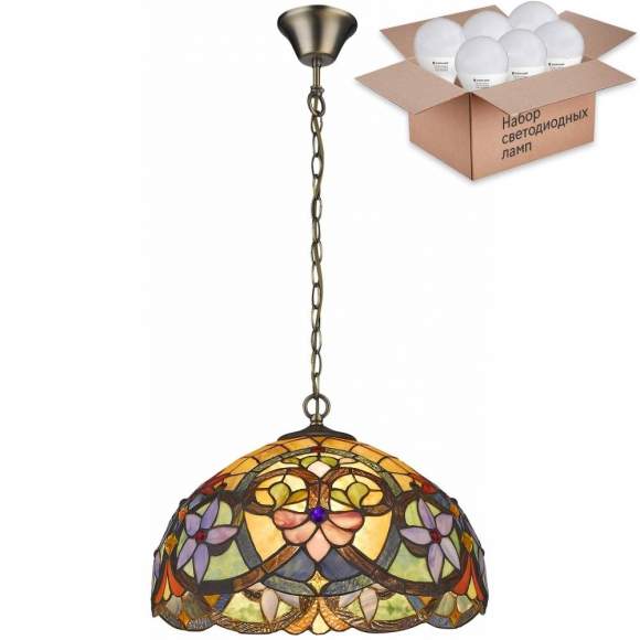 Подвесной светильник с лампочками Velante 818-806-02+Lamps E27 P45 Подвесной светильник с лампочками Velante 818-806-02+Lamps E27 P45